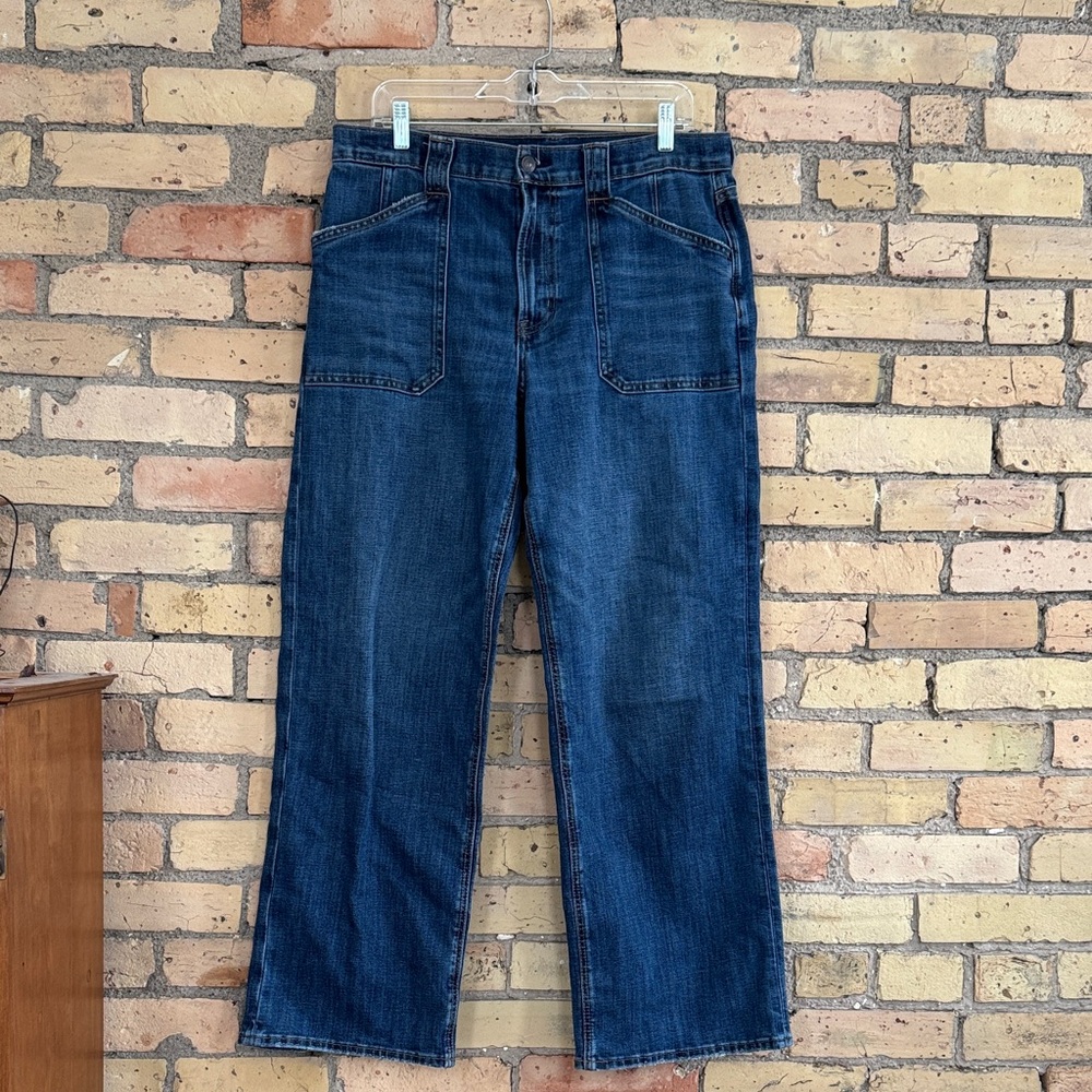 American Eagle Outfitters Dark Blue Stovepipe Jeans